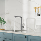 Knurled Pull-Out Kitchen Faucet – Dual-Function Spray – KFB1058A