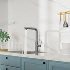 Knurled Pull-Out Kitchen Faucet – Dual-Function Spray – KFB1058A