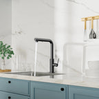 Knurled Pull-Out Kitchen Faucet – Dual-Function Spray – KFB1058A