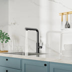 Knurled Pull-Out Kitchen Faucet – Dual-Function Spray – KFB1058A
