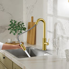 Knurled Pull-Down Kitchen Faucet – Dual-Function Spray – KFB1058B