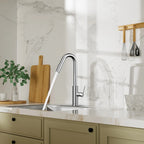 Knurled Pull-Down Kitchen Faucet – Dual-Function Spray – KFB1058B