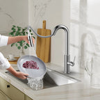 Knurled Pull-Down Kitchen Faucet – Dual-Function Spray – KFB1058B