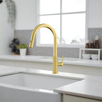 Knurled Pull-Down Kitchen Faucet – Dual-Function Spray – KFB1058