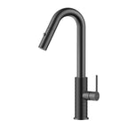 Knurled Pull-Down Kitchen Faucet – Dual-Function Spray – KFB1058B Matte Black