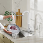 Knurled Pull-Down Kitchen Faucet – Dual-Function Spray – KFB1058B