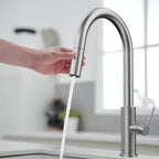 Knurled Pull-Down Kitchen Faucet – Dual-Function Spray – KFB1058