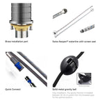 Knurled Pull-Down Kitchen Faucet – Dual-Function Spray – KFB1058