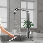 Knurled Pull-Down Kitchen Faucet – Dual-Function Spray – KFB1058C