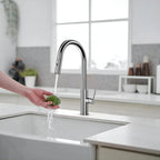 Knurled Pull-Down Kitchen Faucet – Dual-Function Spray – KFB1058