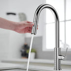 Knurled Pull-Down Kitchen Faucet – Dual-Function Spray – KFB1058