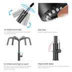 Knurled Pull-Down Kitchen Faucet – Dual-Function Spray – KFB1058C