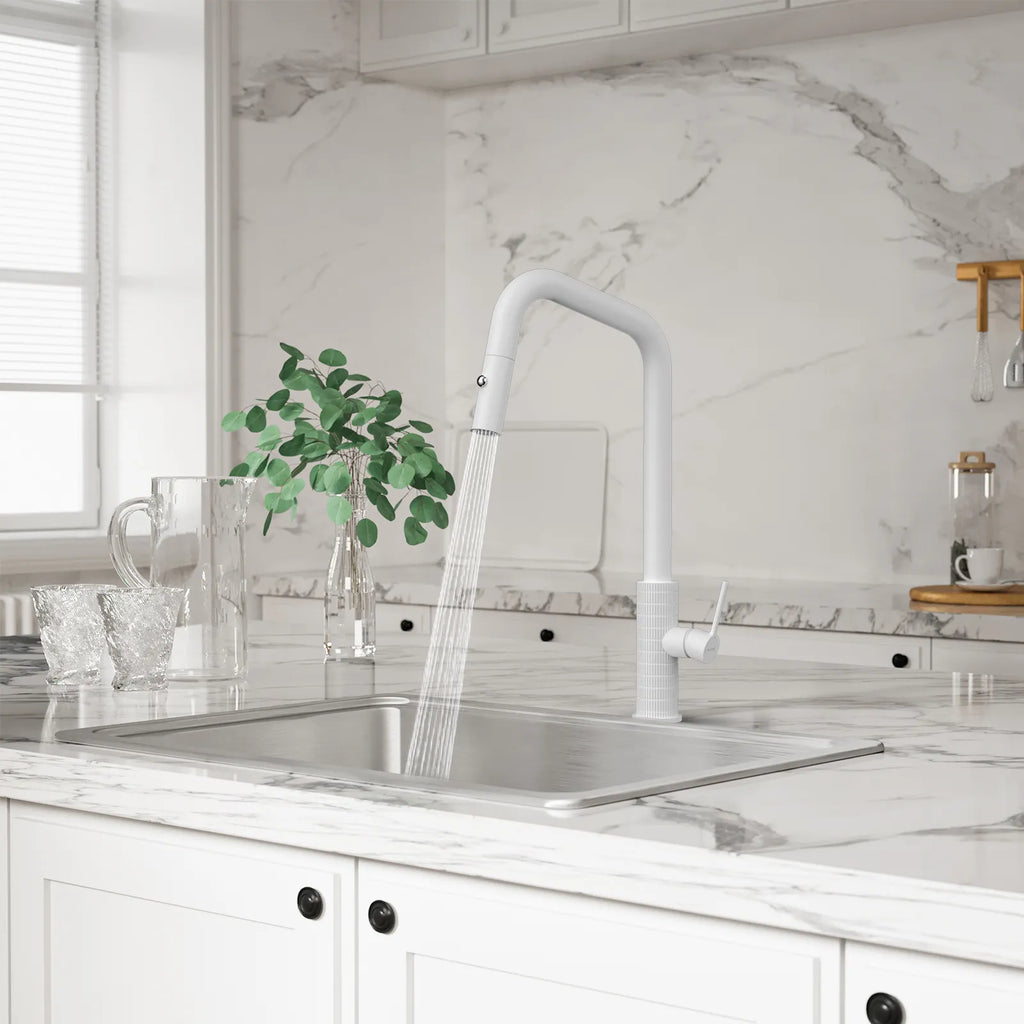 Knurled Pull-Down Kitchen Faucet – Dual-Function Spray – KFB1058C