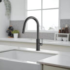 Knurled Pull-Down Kitchen Faucet – Dual-Function Spray – KFB1058