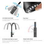 Knurled Pull-Down Kitchen Faucet – Dual-Function Spray – KFB1058