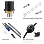 Knurled Pull-Down Kitchen Faucet – Dual-Function Spray – KFB1058