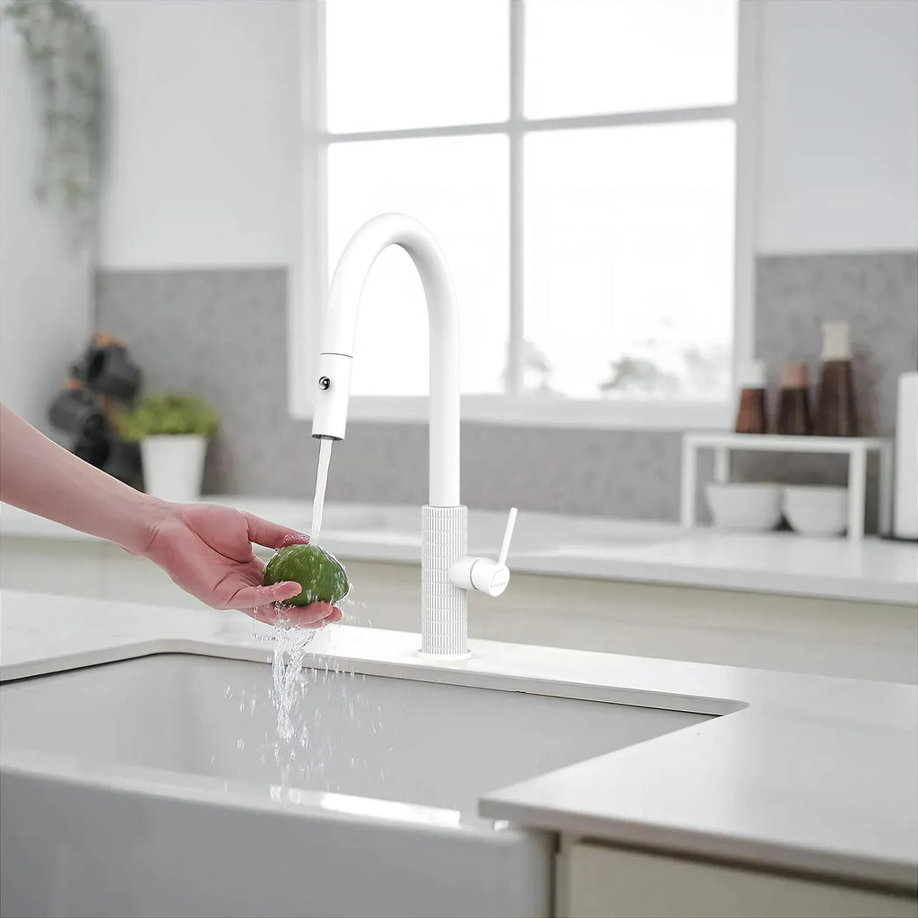 Knurled Pull-Down Kitchen Faucet – Dual-Function Spray – KFB1058