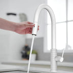 Knurled Pull-Down Kitchen Faucet – Dual-Function Spray – KFB1058
