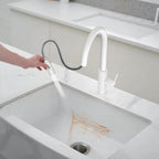 Knurled Pull-Down Kitchen Faucet – Dual-Function Spray – KFB1058