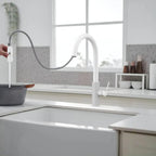 Knurled Pull-Down Kitchen Faucet – Dual-Function Spray – KFB1058