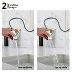 Knurled Pull-Down Kitchen Faucet – Dual-Function Spray – KFB1058