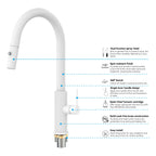 Knurled Pull-Down Kitchen Faucet – Dual-Function Spray – KFB1058