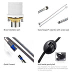 Knurled Pull-Down Kitchen Faucet – Dual-Function Spray – KFB1058