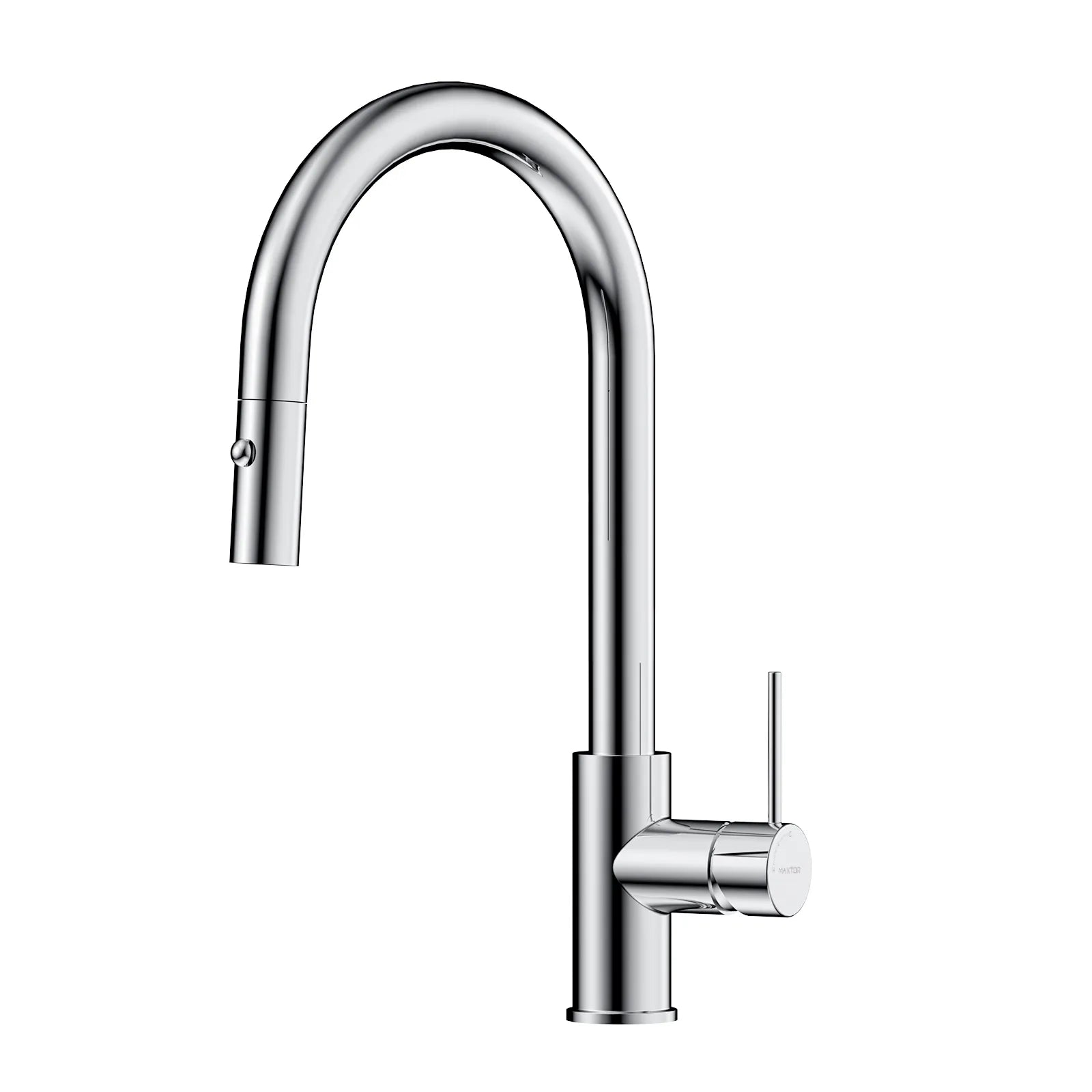 High-Arc Solid Brass Pull-Down Kitchen Faucet – Dual-Function Spray – KFB1059 Chrome
