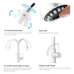 High-Arc Solid Brass Pull-Down Kitchen Faucet – Dual-Function Spray – KFB1059