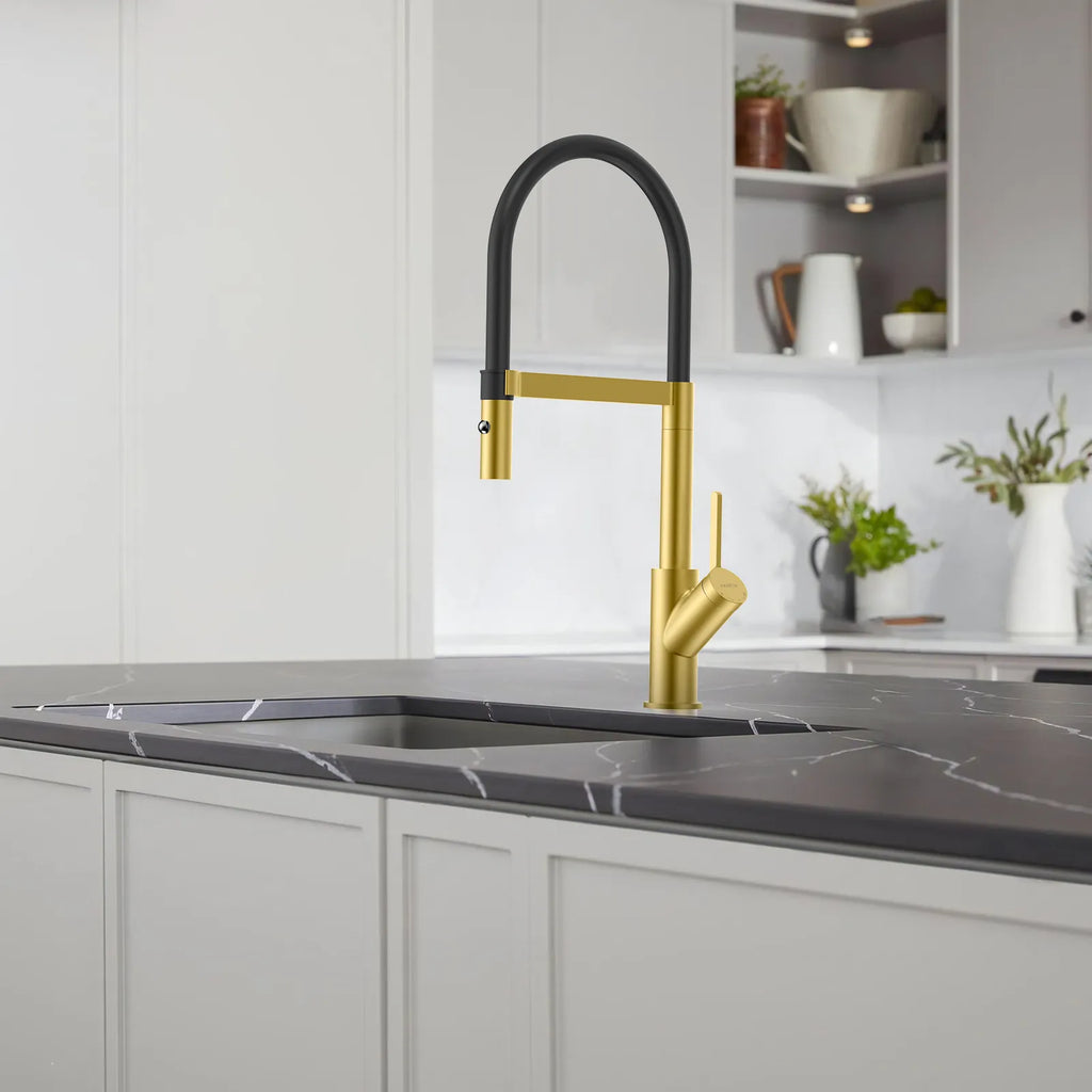 High-Arc Pull-Down Kitchen Faucet – 360° Swivel Spot-Free Finish – KFB1072