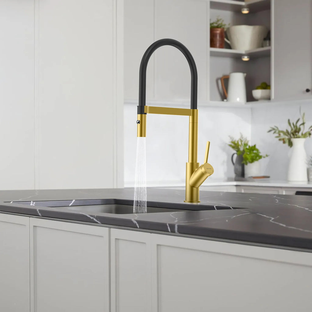 High-Arc Pull-Down Kitchen Faucet – 360° Swivel Spot-Free Finish – KFB1072