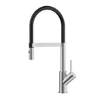 High-Arc Pull-Down Kitchen Faucet – 360° Swivel Spot-Free Finish – KFB1072 Brushed Nickel