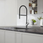 High-Arc Pull-Down Kitchen Faucet – 360° Swivel Spot-Free Finish – KFB1072