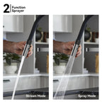 High-Arc Pull-Down Kitchen Faucet – 360° Swivel Spot-Free Finish – KFB1072