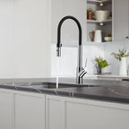 High-Arc Pull-Down Kitchen Faucet – 360° Swivel Spot-Free Finish – KFB1072