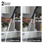 High-Arc Pull-Down Kitchen Faucet – 360° Swivel Spot-Free Finish – KFB1072