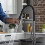 High-Arc Pull-Down Kitchen Faucet – 360° Swivel Spot-Free Finish – KFB1072