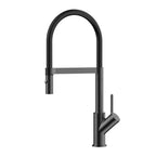 High-Arc Pull-Down Kitchen Faucet – 360° Swivel Spot-Free Finish – KFB1072 Matte Black