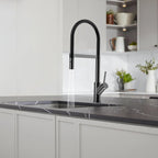 High-Arc Pull-Down Kitchen Faucet – 360° Swivel Spot-Free Finish – KFB1072