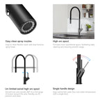 High-Arc Pull-Down Kitchen Faucet – 360° Swivel Spot-Free Finish – KFB1072