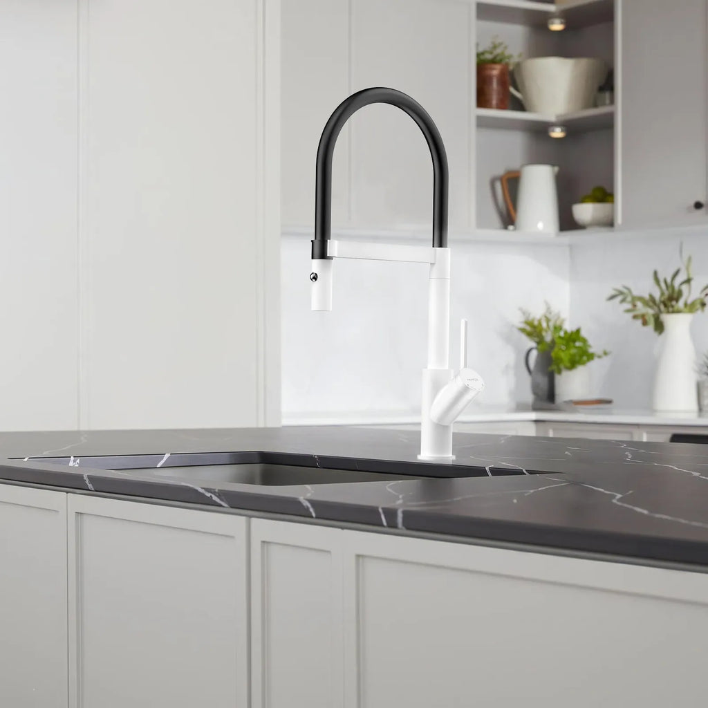 High-Arc Pull-Down Kitchen Faucet – 360° Swivel Spot-Free Finish – KFB1072