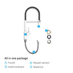 High-Arc Pull-Down Kitchen Faucet – 360° Swivel Spot-Free Finish – KFB1072