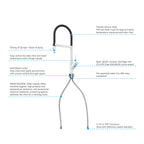 High-Arc Pull-Down Kitchen Faucet – 360° Swivel Spot-Free Finish – KFB1072