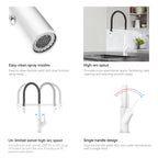 High-Arc Pull-Down Kitchen Faucet – 360° Swivel Spot-Free Finish – KFB1072