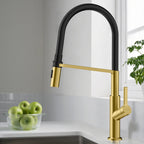 Flexible High-Arc Pull-Down Kitchen Faucet – 360° Swivel Spot-Free Finish – KF1075