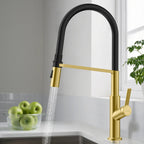 Flexible High-Arc Pull-Down Kitchen Faucet – 360° Swivel Spot-Free Finish – KF1075