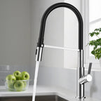 Flexible High-Arc Pull-Down Kitchen Faucet – 360° Swivel Spot-Free Finish – KF1075
