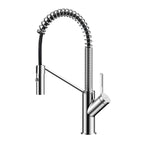 Spring Coil Pull-Down Kitchen Faucet – 360° Swivel 304 Stainless Steel Spring – KFB1087 Chrome