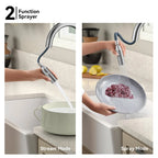 Textured High-Arc Pull-Down Kitchen Faucet – Dual Function Swivel Spray Head – KF1088