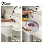 Textured High-Arc Pull-Down Kitchen Faucet – Dual Function Swivel Spray Head – KF1088